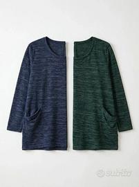 Outfit Casual /Lotto 2 Maglie Oversize con Tasche