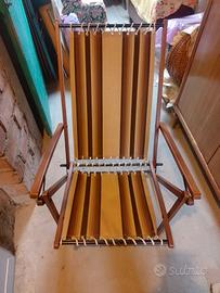 sdraio pieghevole legno