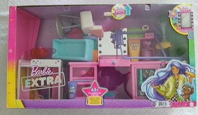 BARBIE EXTRA SALONE DI BELLEZZA NON COMPLETO POCO