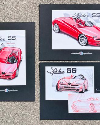 LOTTO ALFA ROMEO GTV SS 156 ORIGINALE DELL'EPOCA 