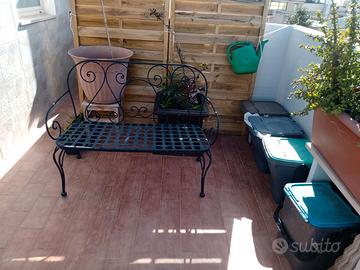 Sedia per due da giardino