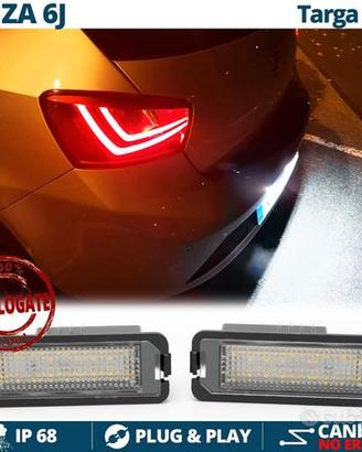 Luci Targa LED per Seat Ibiza 6J Placchette CANbus