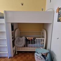 Letto a soppalco Ikea SMÅSTAD in buone condizioni