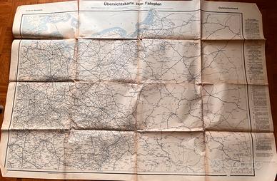 Mappa Reichsbahn 1944 + Signa/Adler WW2