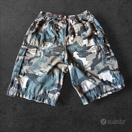Bermuda mimetica cargo uomo 