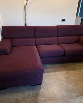 Divano con penisola reversibile l 260 cm