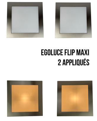 Egoluce Flip Maxi  pair Wall Lamps Coppia Lampade