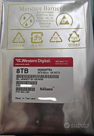 WD Red Pro 8TB Hard Disk NAS 3.5" SATA 7200RPM