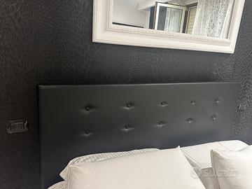 Letto matrimoniale con contenitore + materasso