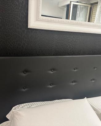 Letto matrimoniale con contenitore + materasso