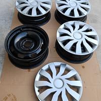 Cerchi originali e copricerchi per Citroën C3  R15