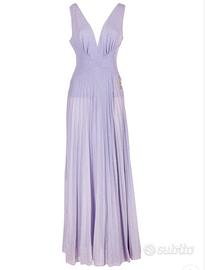 Abito lungo scolo a V