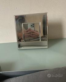 cornice a specchio in argento