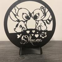 Decorazione Stitch e Angel “Ohana”