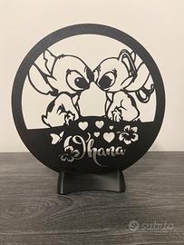 Decorazione Stitch e Angel “Ohana”