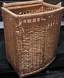 Porta regali x Natale in vimini o portabiancheria!