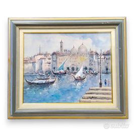 QUADRO VEDUTA VENEZIANA - GIACOMO MANZO