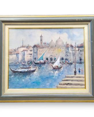 QUADRO VEDUTA VENEZIANA - GIACOMO MANZO