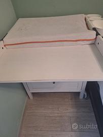 Fasciatoio Cassettiera Sundvik + Accessori