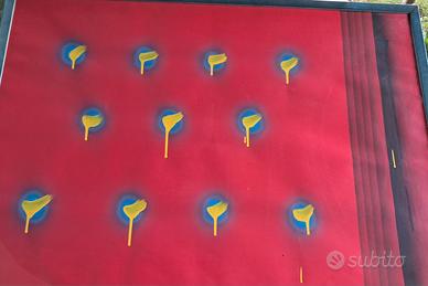 Finzi, Tecnica Mista Su Carta,100x70 Con Autentica