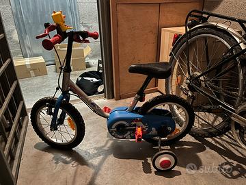 Bicicletta bambino con rotelle