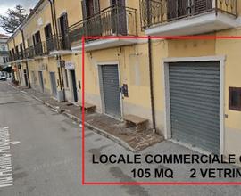 Locale commerciale C/1 105 mq 2 vetrine 3 bagni