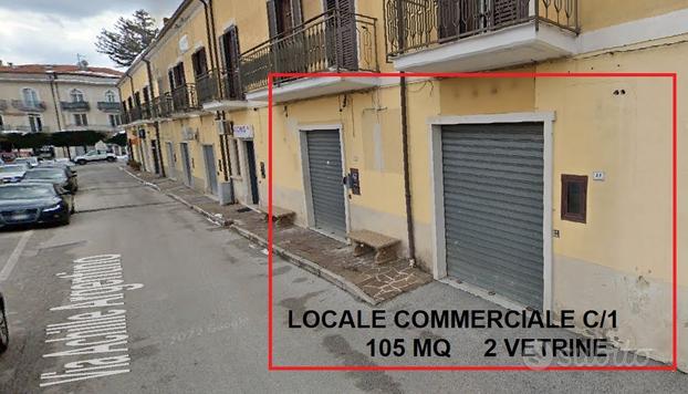 Locale commerciale C/1 105 mq 2 vetrine 2 bagni