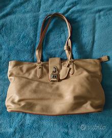 Borsetta Patrizia Pepe in pelle beige