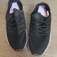 Scarpe adidas nere rosa da corsa per donne
