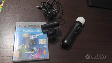 PlayStation Eye con telecamera e joypad move ps3