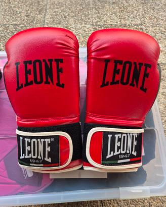 guantoni boxe Leone + fasce