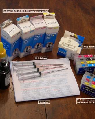 KIT Cartucce  AUTORESETTANTI per EPSON 603XL