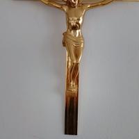 Crocifisso Vintage ottone 