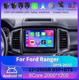 Autoradio android 16 ford ranger 2015-2022