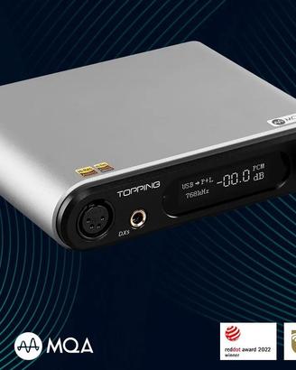 Topping DX5 DAC e amplificatore cuffie