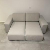 Divano samoa 3 posti con sedute estraibili