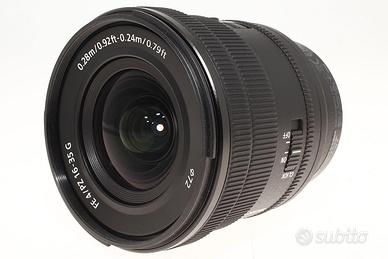 Obiettivo Sony FE 16-35mm f/4 PZ G