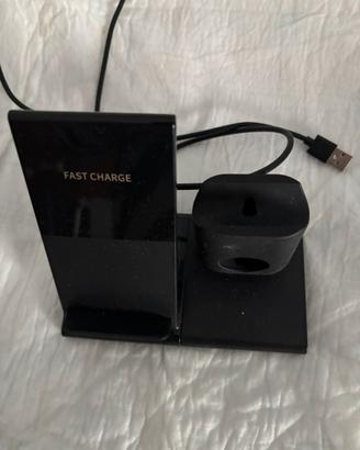 Caricatore Wirless Cuffiette Smartphone SmartWatch