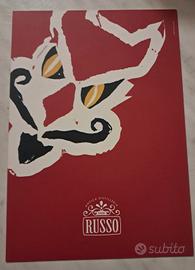 Cartoncino pubblicitario Distilleria Russo
