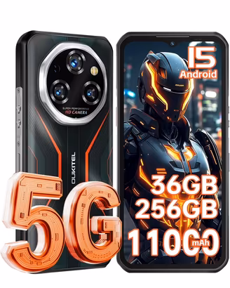 WP55 Android 15 Rugged Smartphone 5G,