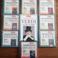 GIUSEPPE VERDI cd opere + libro