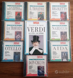 GIUSEPPE VERDI cd opere + libro
