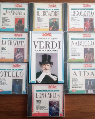 GIUSEPPE VERDI cd opere + libro