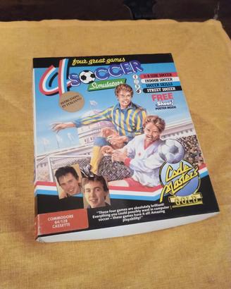 Gioco Commodore 64 "4 Soccer Simulators" 1986
