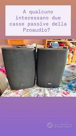 coppia casse passive proaudio