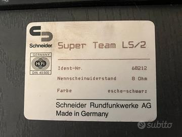 Cassa Schneider super team LS/2