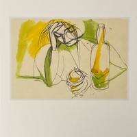 Renato Guttuso “Donna con bicchiere”