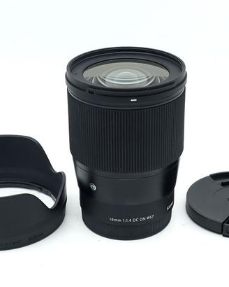 SIGMA 16mm F1.4 DC DN per SONY