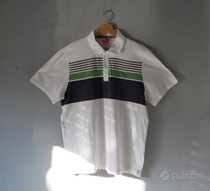 Polo Puma Lifestyle bianca maniche corte XL