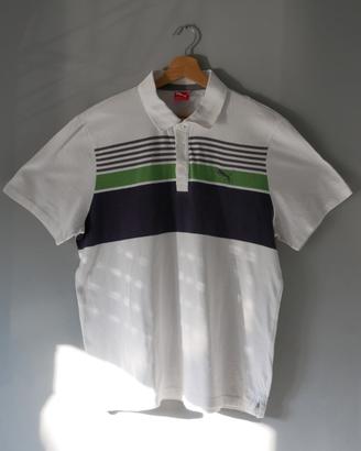 Polo Puma Lifestyle bianca maniche corte XL